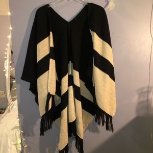 Thick blanket Knit shawl